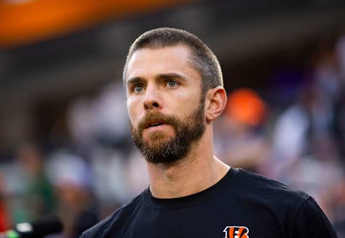 Cincinnati Bengals safeties coach Robert Livingston against the Los Angeles Rams in Super Bowl LVI at SoFi Stadium. Mandatory Credit